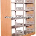 double-upright double-sided book shelf HDS-01A