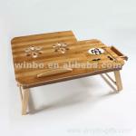 eco-friendly bamboo Computer Tables with presonalized photo EDD00006