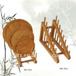 environmental bamboo dish rack, plate holder RBK-022