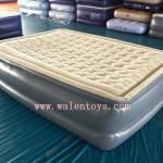 flocked inflatable air bed full size A-004