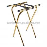 Folding Chrome Double Bar Tray Stand GSE-LR006