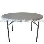 Folding round table round plastic table cheap plastic round tables YSY122