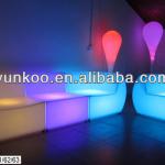 glowwing sofa with LED light used in garden or plaza YK-S61/62/63