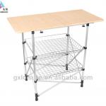 GXT-058 kichen square adjustable height folding bamboo outdoor table GXT-058