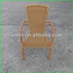 High back wicker rattan chair AT-6063 1622 AT-6063 1622