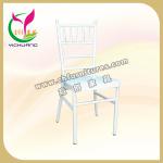 High class white aluminum tiffany chair with cushion YC-A22 YC-A22