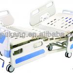 hospital furniture Three function manual bed with ABS headboards A-1 A-1