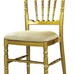 Hot sale Aluminum napoleon wedding chair XL-H0604