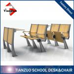 Hot Sale Cheapest Price Popular School Furniture Desk and Chairs for Lecture Hall WL908MF