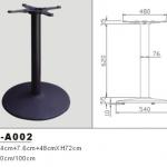 Hot sale dining coffee wrought iron table base table leg HS-A002 HS-A002