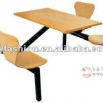 Hot Sale restaurant furniture/wood canteen table SF-89 wood canteen table