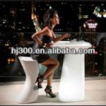 illuminated durable furniture / bar table with ice bucket HJ3689
