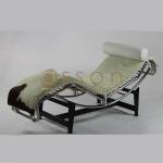 Le Corbusier-LC4 chaise lounge-Cow Hide ABL0003