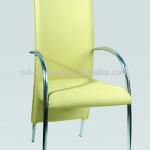 leather dining chair chromed steel frame dining chair P9045# P9045#