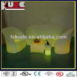 LED colorful molded white comfortable plastic sofa KD-F830S-831S
