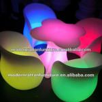 LED illuminated furniture - LED waterproof flower table and chairs MD19-LC010