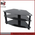 living room furniture Glass LCD Triangle TV Stand TV-841 Glass TV stand