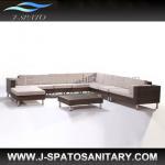 Luxury Resin Outdoor Furniture Garden Sofa Rattan JS-R813