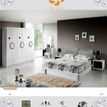 Melamine veneer modern furniture bedroom sets 803# 803# Hotel bedroom sets