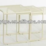 metal 3-piece side table set vase table set JYL-2279
