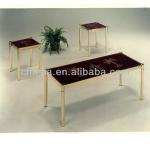 Metal and wood coffee table wood furniture Tw145