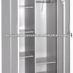 Metal bedroom 2-door luggage storage wardrobe cabinet YW08-016A
