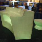 mobile portable led circular bar/Bar lumineux LED for rental/Bars for hire CFL-led table-BC-4