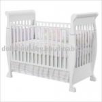 Modern Baby Crib With Drawer, wooden baby cot bed, baby furniture 2024-2