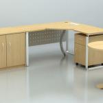 modern desk table design, melamine furniture factory PR-002