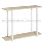 Modern Oak Veneer MDF Board Console Table with good quality 9339