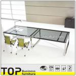 Modern Office furniture glass top conference table RX-T03-3212