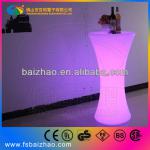 Modern Outdoor Standing White LED Illuminated Plastic Bar Table BZ-BAT110