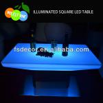 modern retangular table led multi color and waterproof MLF-FS