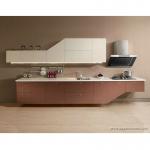 modern waterproof kitchen cabinet with laminate finish OP13-039