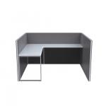 Modern wooden partition office furniture/Modular office desk LMP01