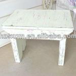 Natural Wood Vintage Antique Painted Foot Stool SX309