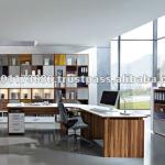 New design for office furniture with wood color A101# -