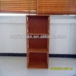 New design movable bamboo bookcase /mobile bookcase