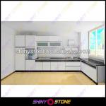 New star shinystone kitchen cabinet with the whole kitchenroom solution STKC-187