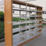 newly design mdf with high gloss pu coating bookcase