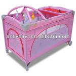 nice printing large size multi color playpen/baby crib/travel cot CE-14001