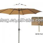 Outdoor Aluminum Pole Market Promotion Beach Umbrella VG2002 Outdoor Umbrella