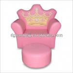 pink children sofa with ottoman SXBB-17