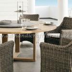 poly rattan dining set PRCF-017