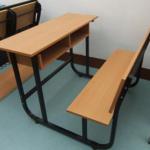 POPULAR BEST SELLING school desk with attached chair FL-02