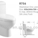 R756 Washdown One-piece Toilet- Richford R756
