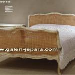 Rattan Bed - Cane Bedroom Furniture - Hotel Furniture BED 014