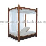 rattan bed,rattan furniture esr-21086,ESR-21086