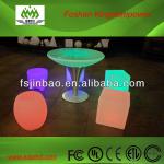 rechargeable color changing led illuminated decorative table KDP-ET001