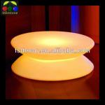 rechargeable waterproof unique commercial led table/ led restaurant table/ led round bar table MLF-FT08